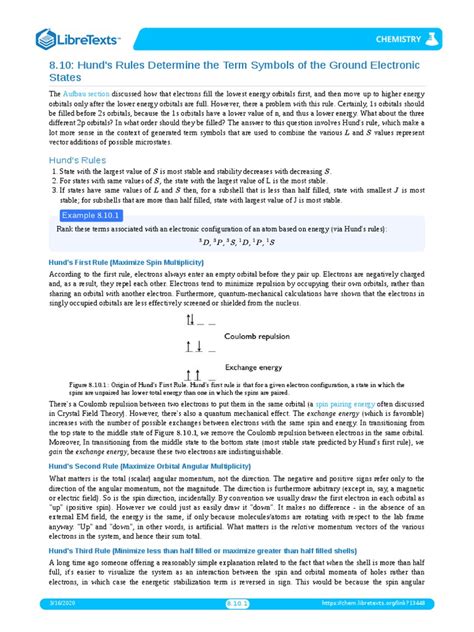 8.10: Hund's Rules Determine the Term Symbols of the Ground .
